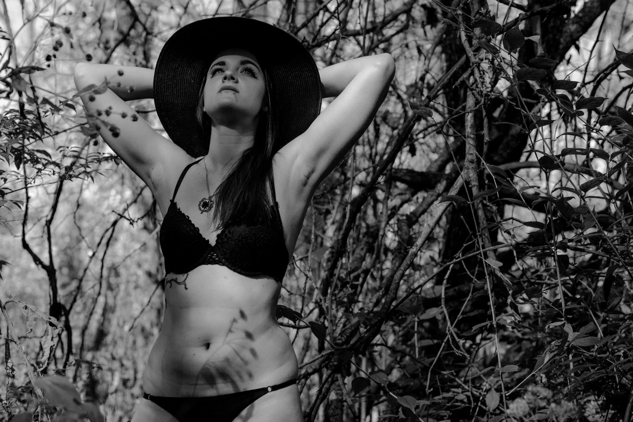 I love being photographed in nature