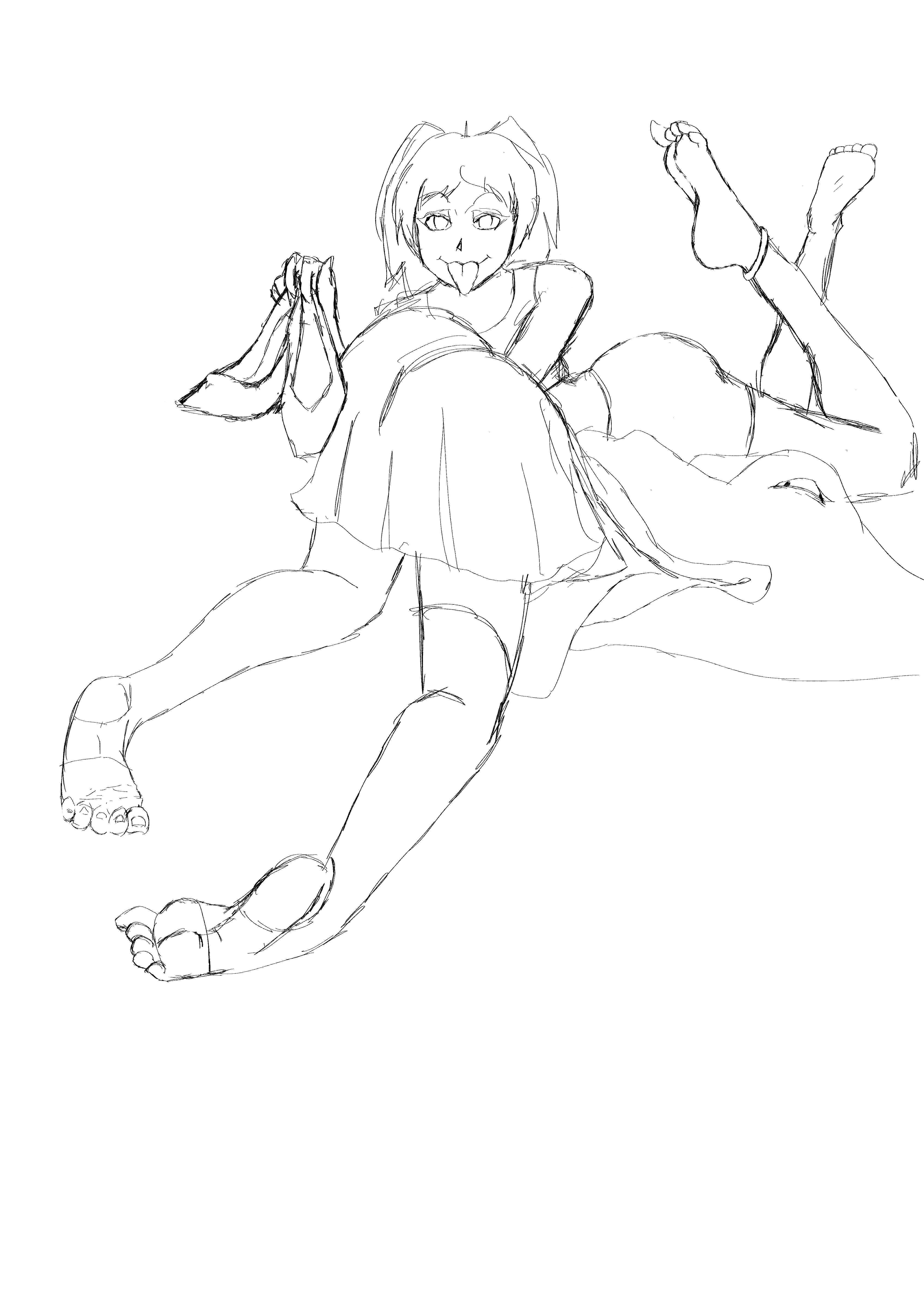 {image} girls having fun (art by me)