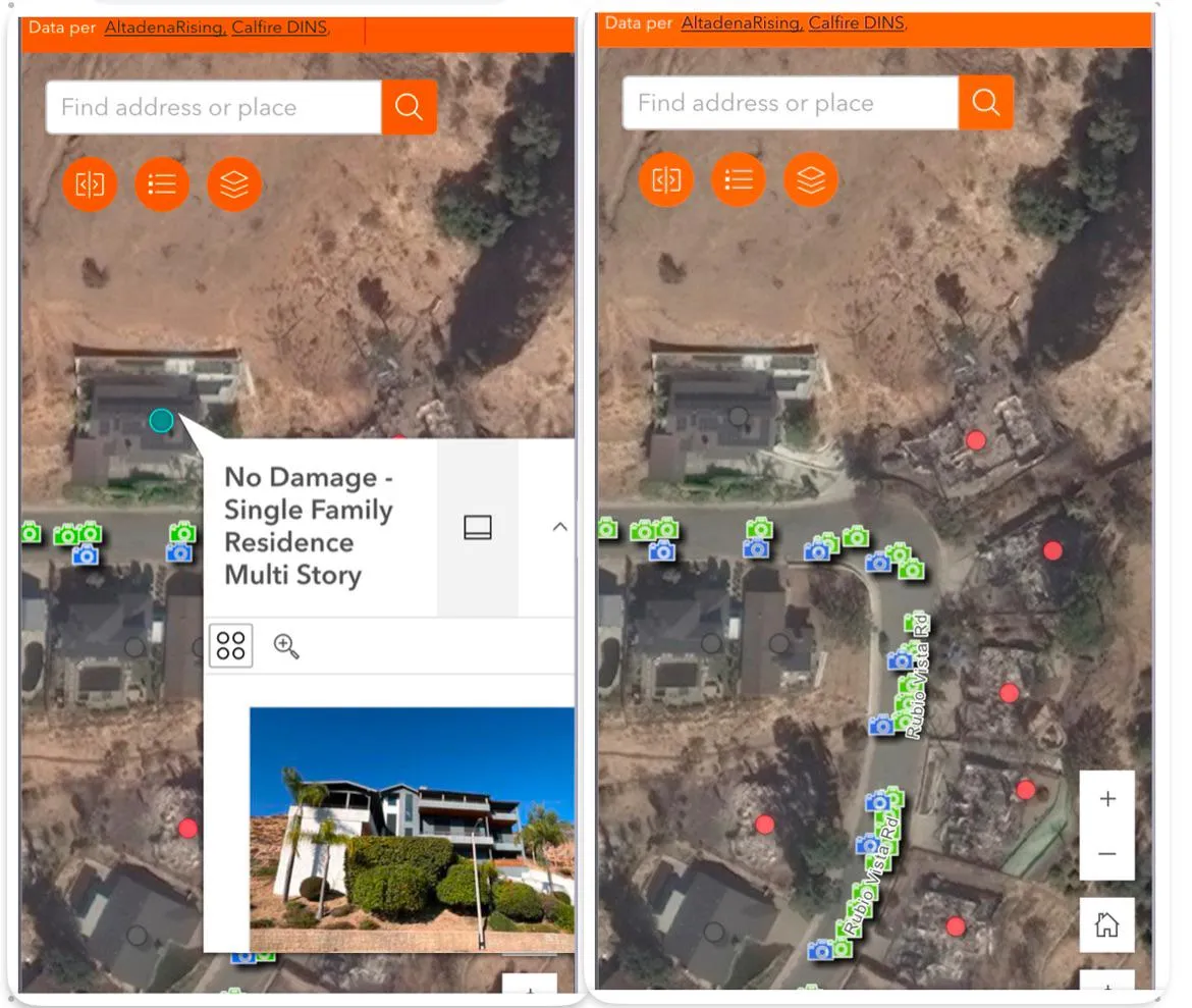 Max’s Altadena home survived the Eaton fire intact.