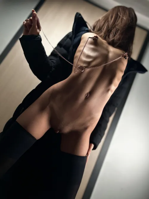 NO tits, but you can still put clips on them