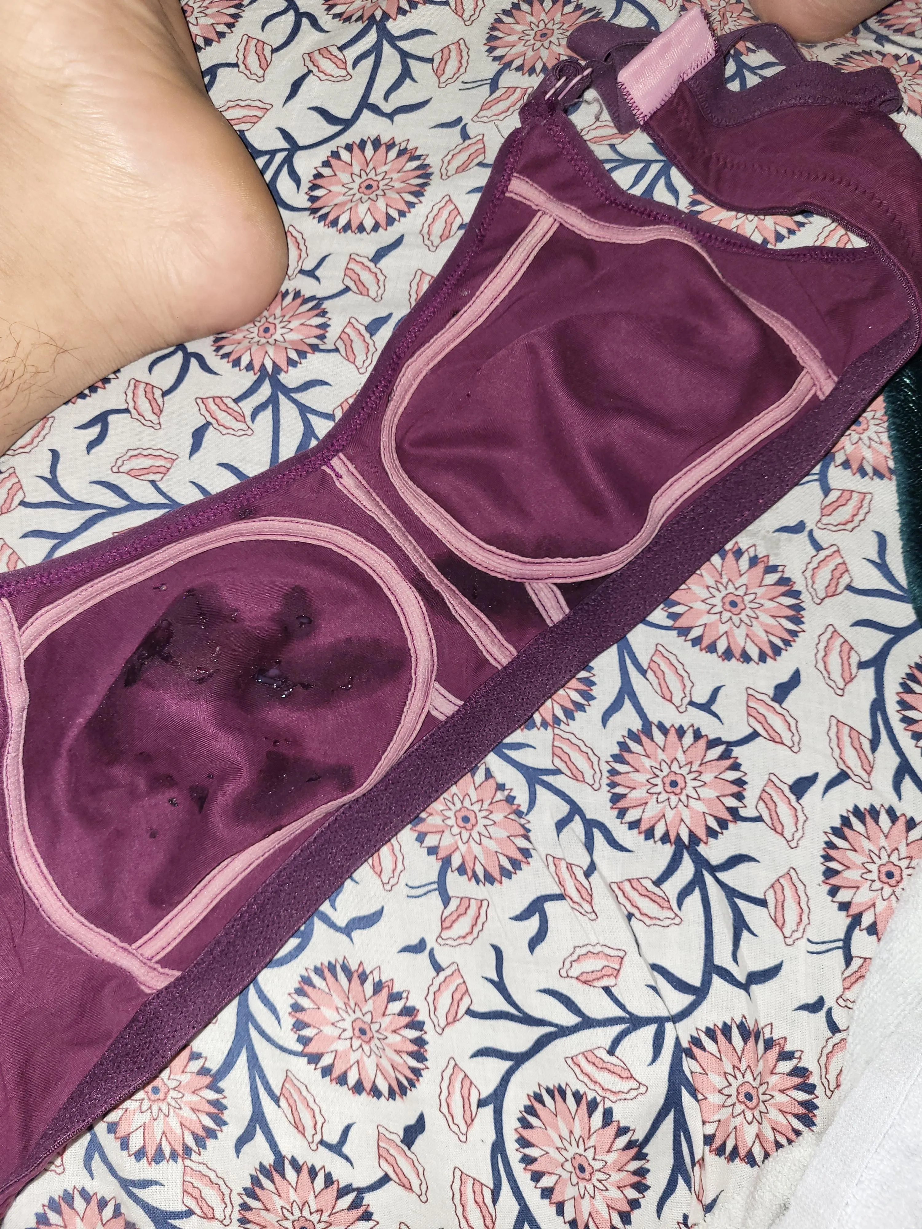 Purple bra and 1 load