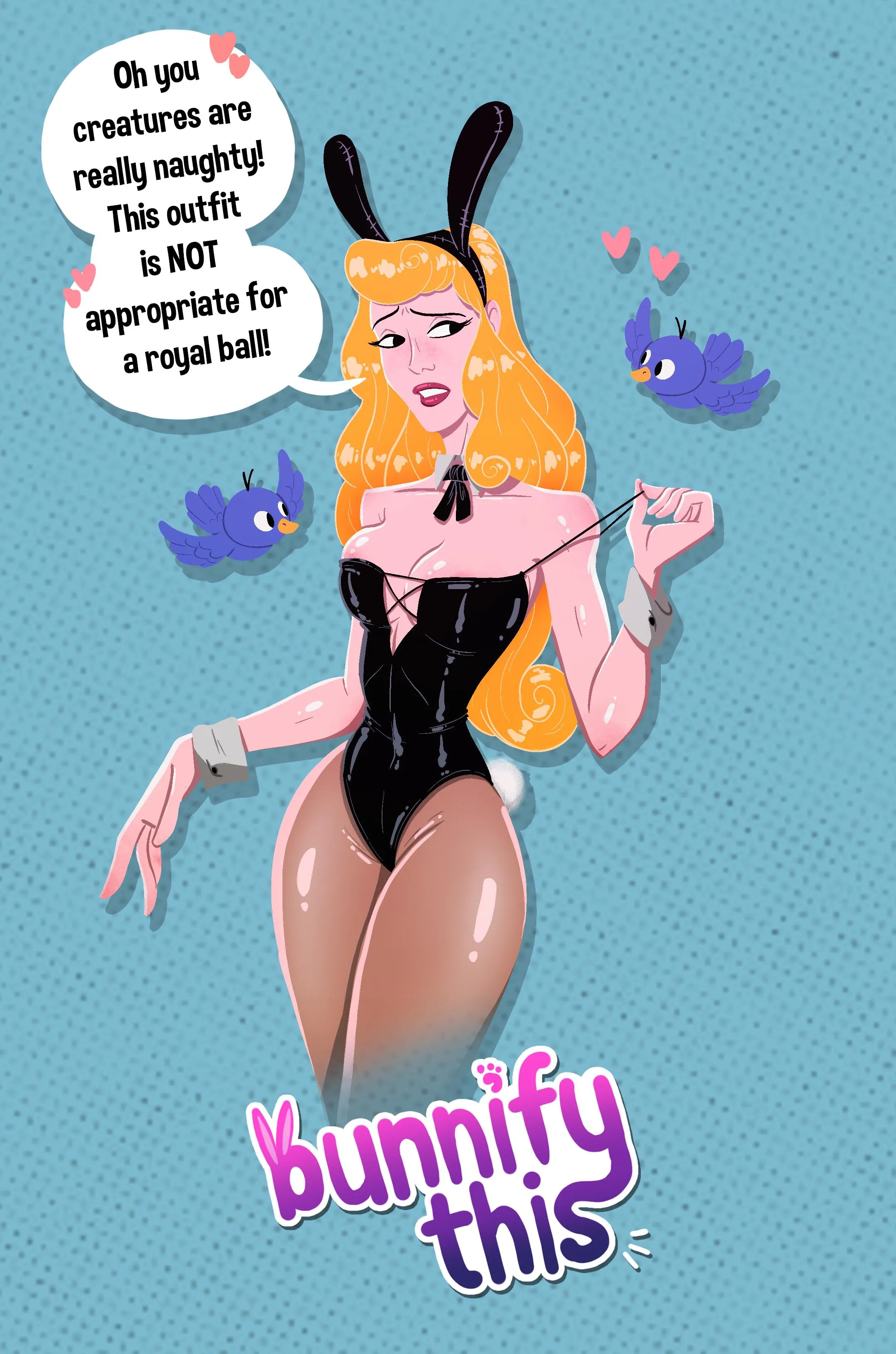 (Sleeping Beauty) Aurora gets Bunnified! [BunnifyThis]