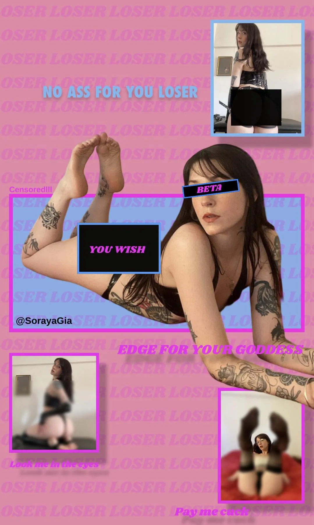 You don't deserve me... the edit was made by a slave ofc