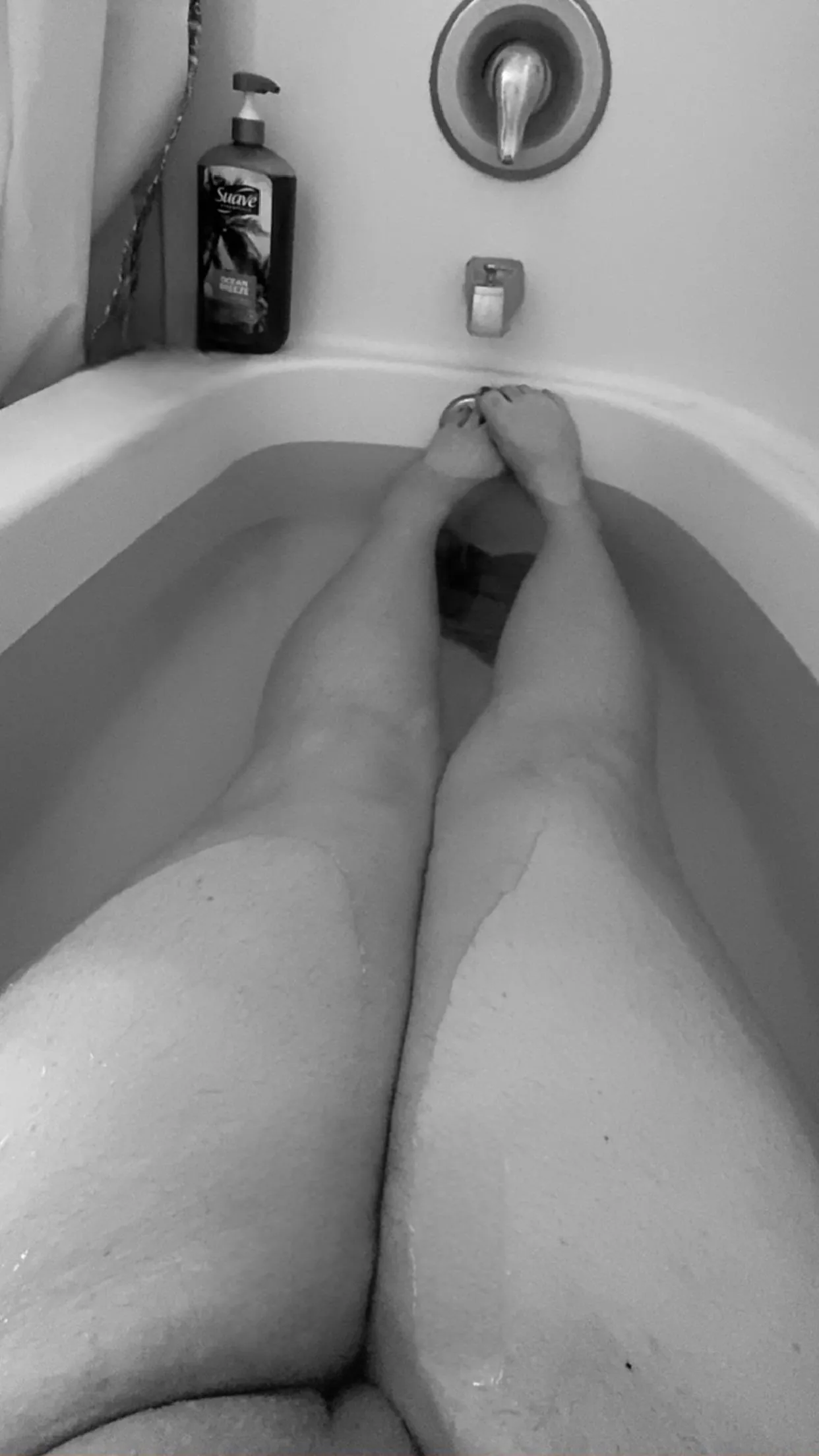 A hot bath after a very long day.