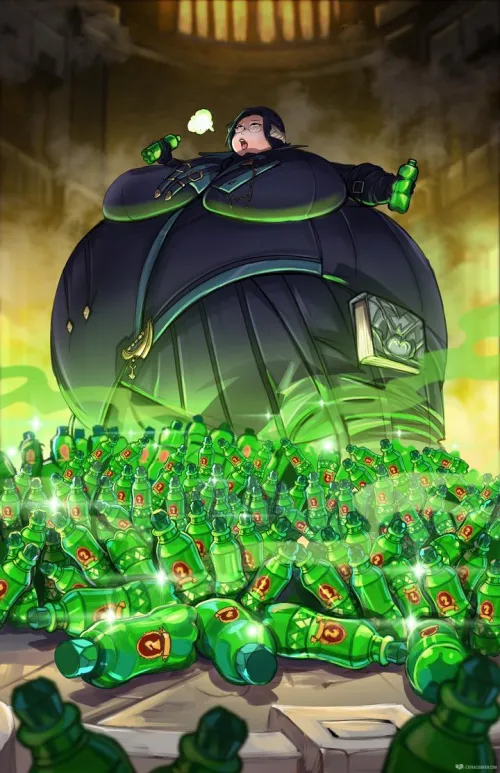 Drinking Problem (BE, belly expansion, body expansion, weight gain)