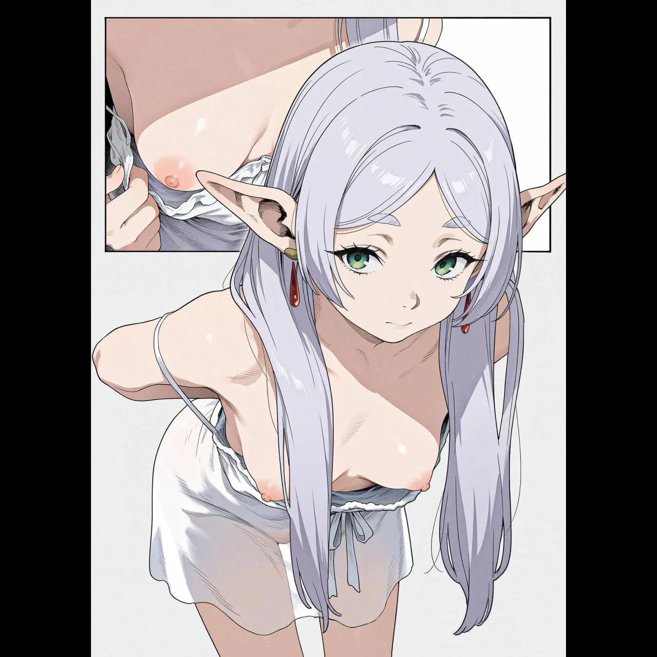 Frieren undressing (JuicePiggy16)