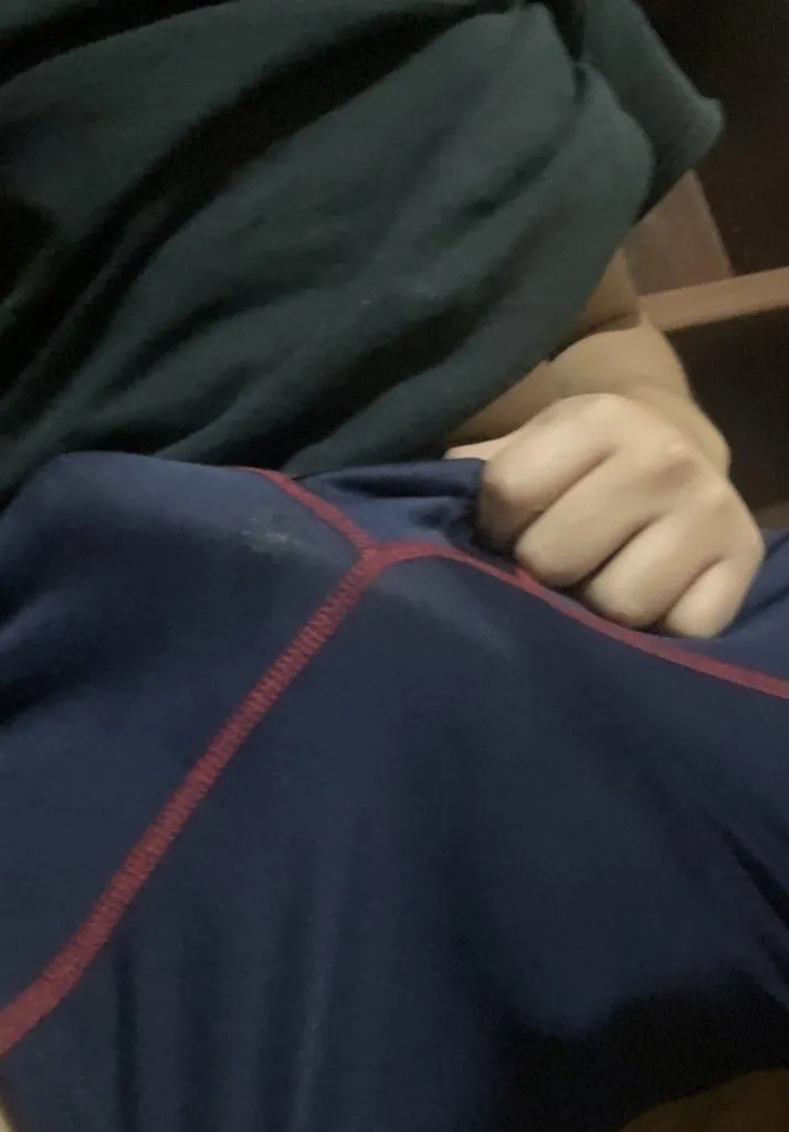 Here’s my cock in boxers