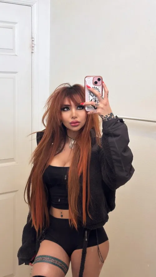 it’s never too chilly for tiny shorts when it comes to this doll