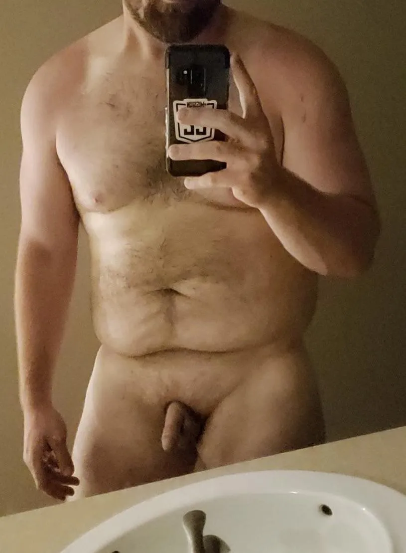 Just your typical late night bathroom selfie…..