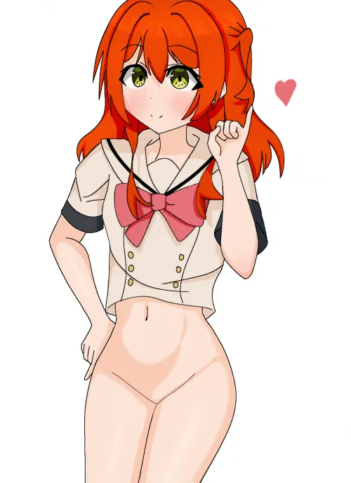 Kita gets naked for you (Art made by me)