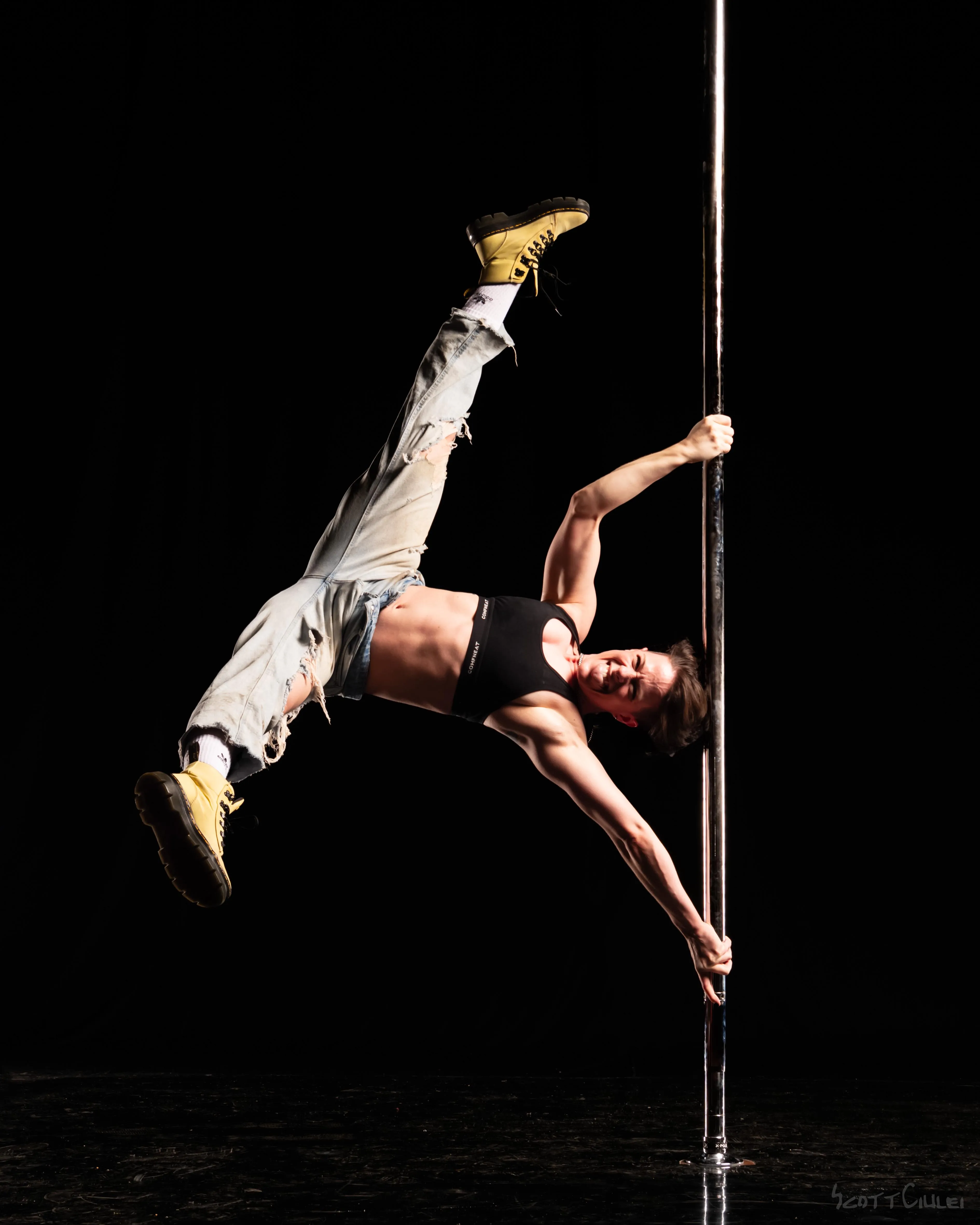 My favorite way to show off upper body strength :] (oc)