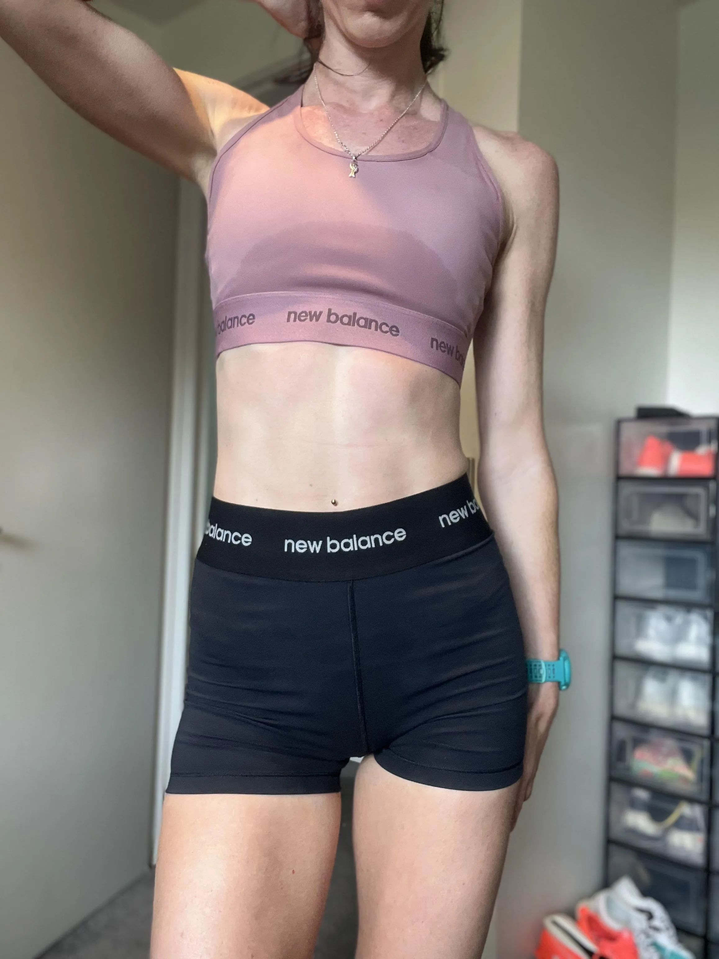 Sweaty sports bra