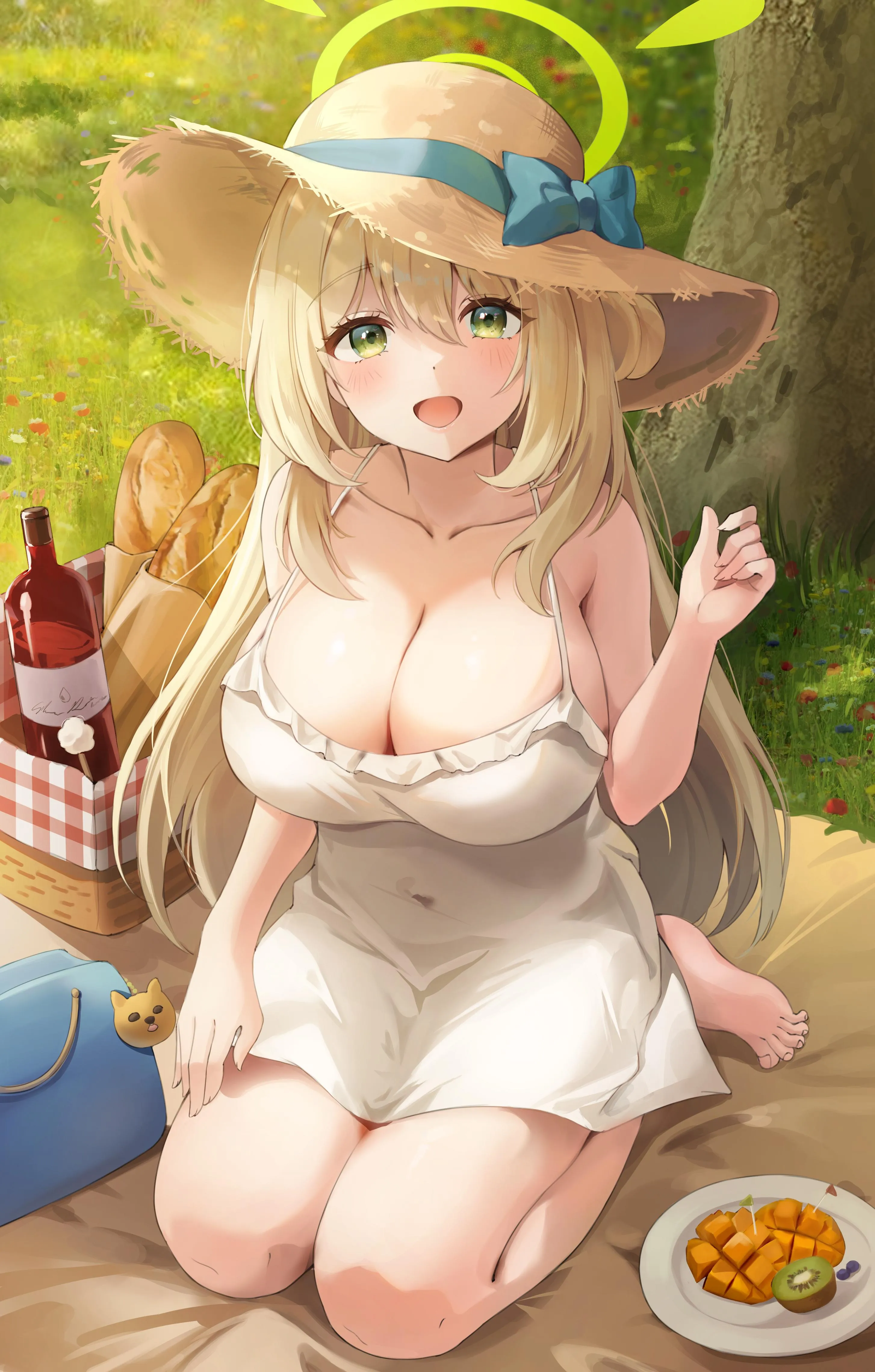 A picnic with Nonomi [Blue Archive]