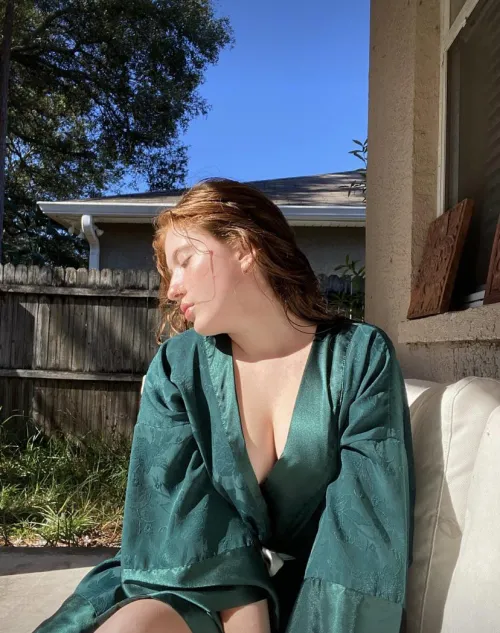 Fresh faced and freckled ;p