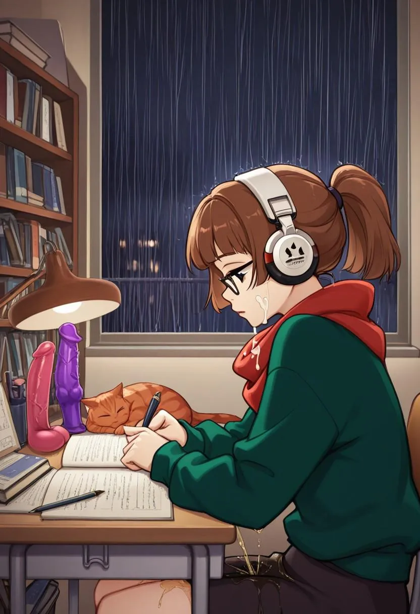 lofi girl peed on herself