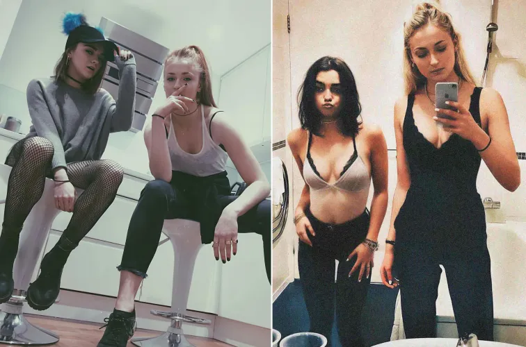 Maisie Williams & Sophie Turner