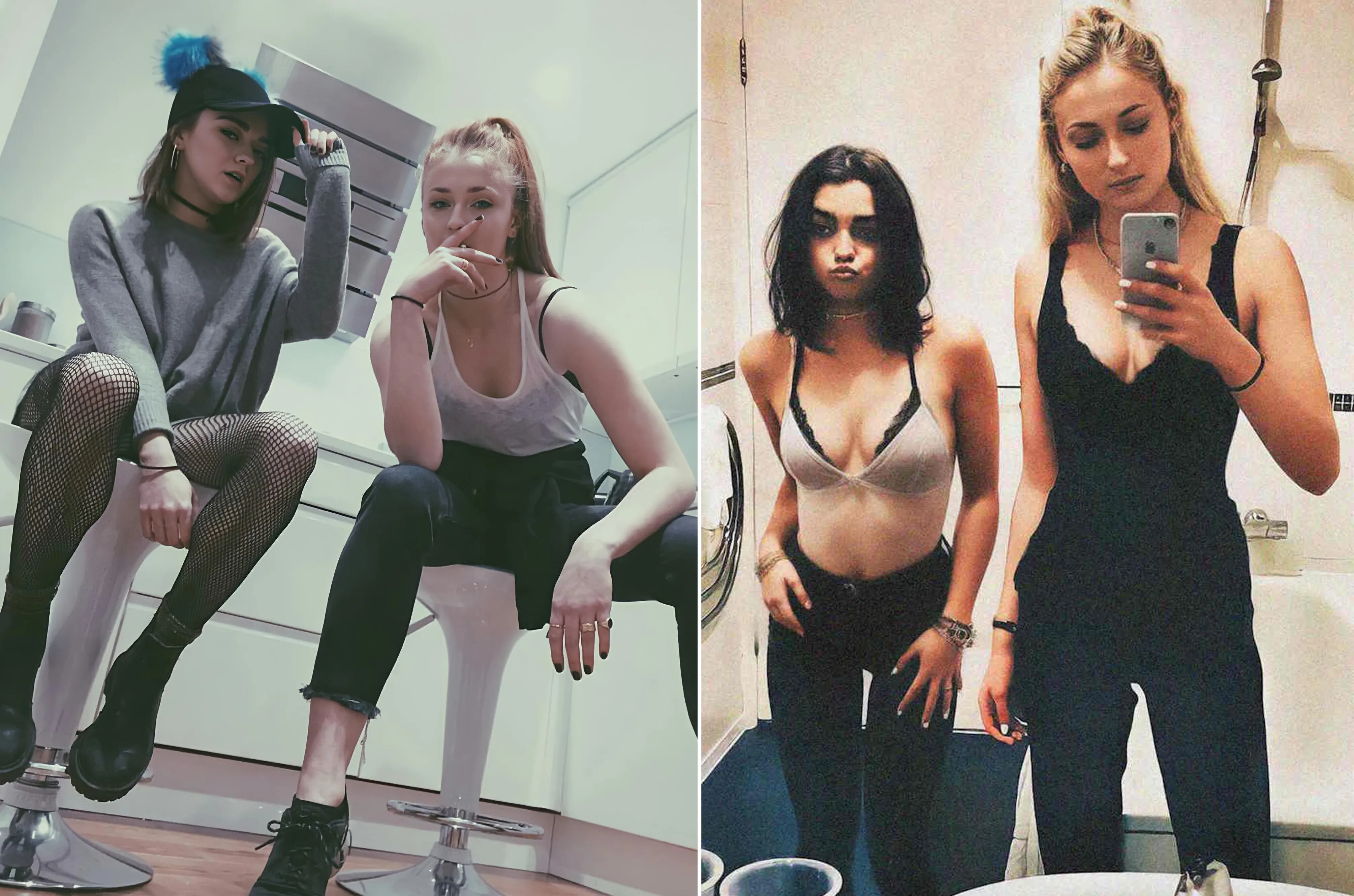 Maisie Williams & Sophie Turner