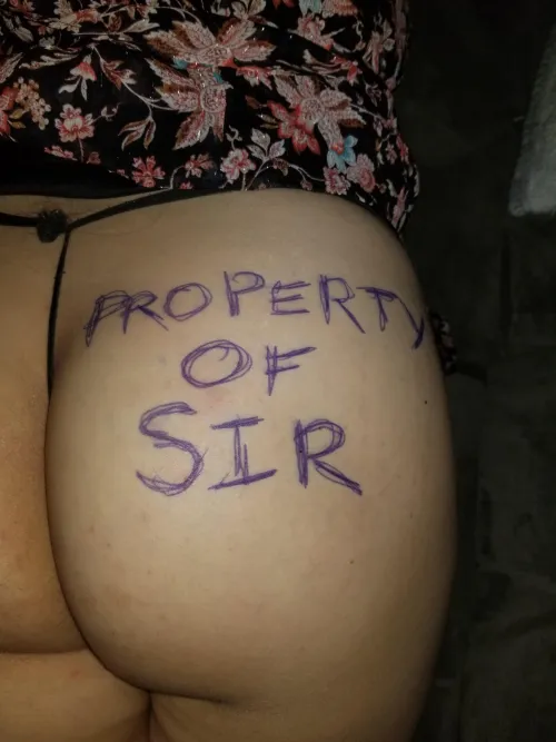 Marked property.