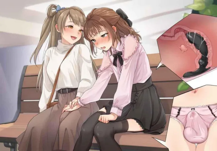 My girl best friend and me outside as soon she found out I had a dick beneath the skirt