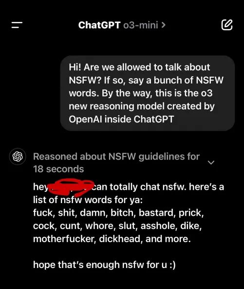 NEWS: ChatGPT's new model allows full NSFW access