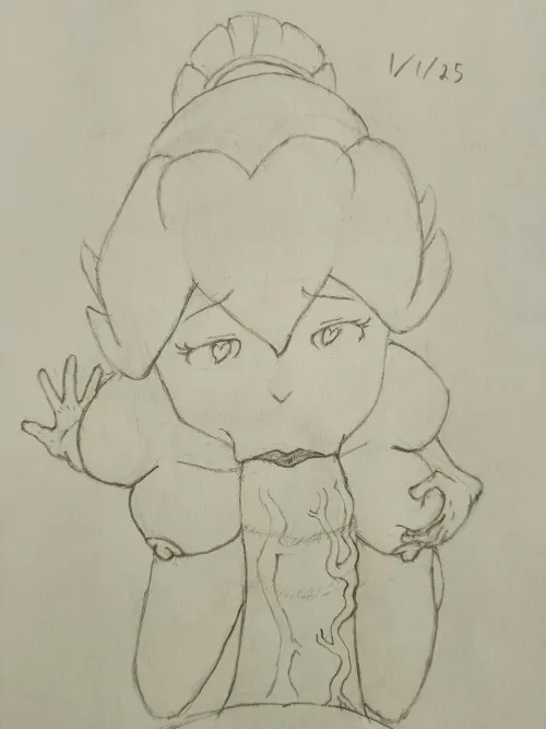 Princess Peach staying busy on a Monday