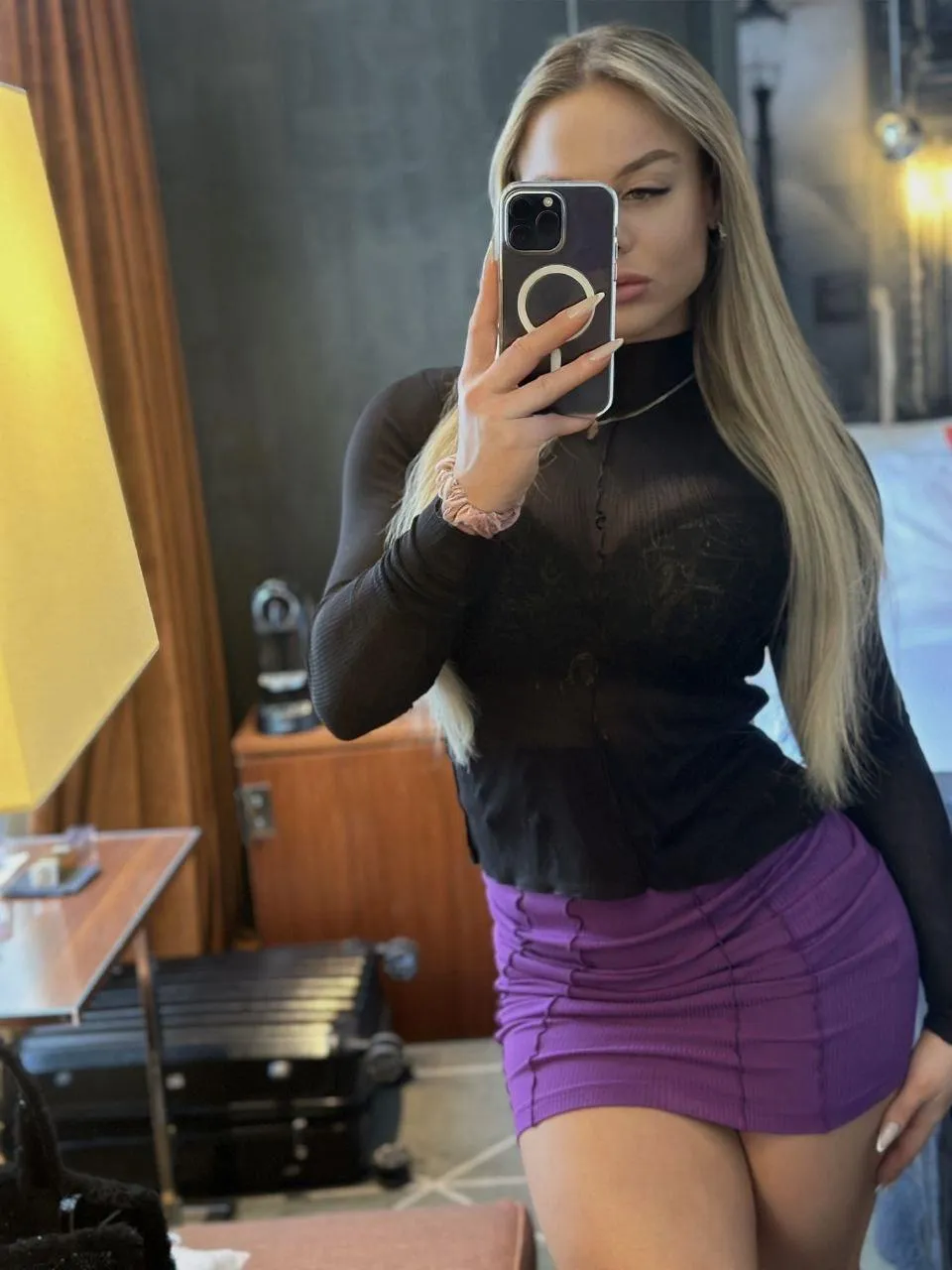 You can come over anytime