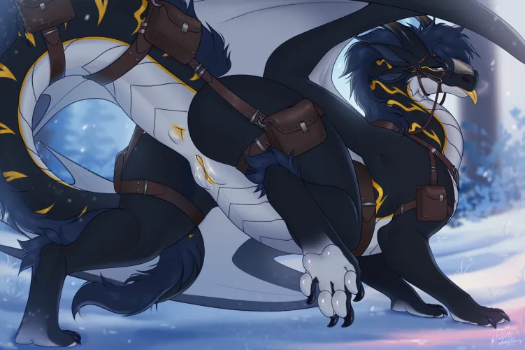 A dragon in harness [F] (padjetxharrington)