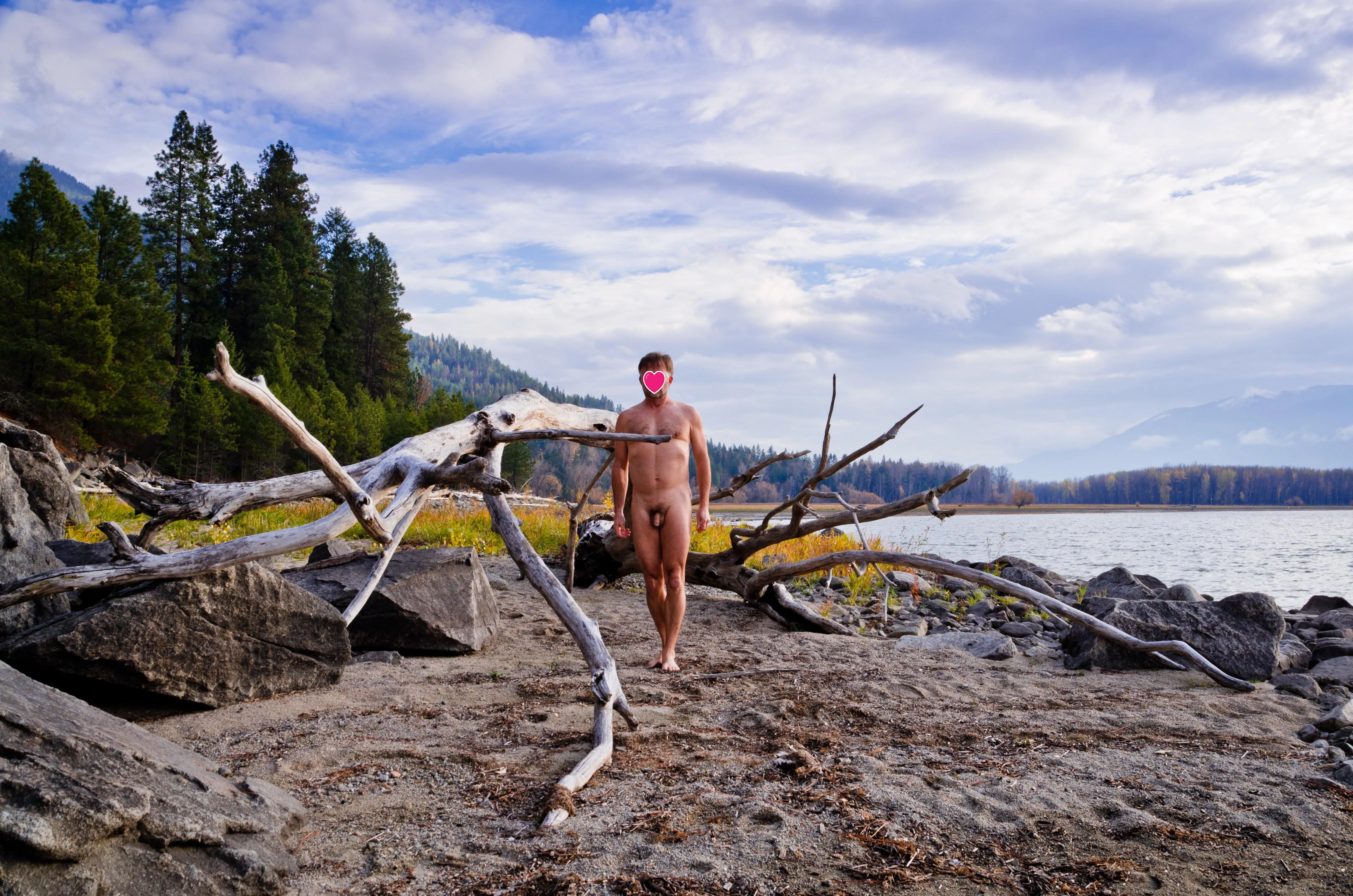 autumn shoreline stroll