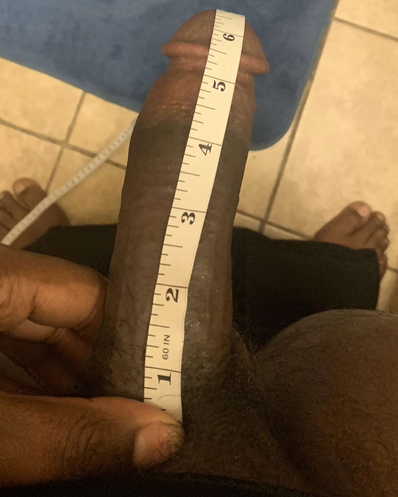 Big enough? Between 6.5 to 7 inches.