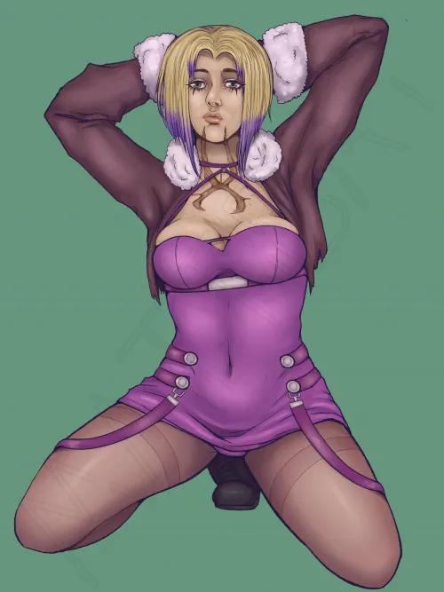 Commission of Taurie cosplaying as Aina Winchester