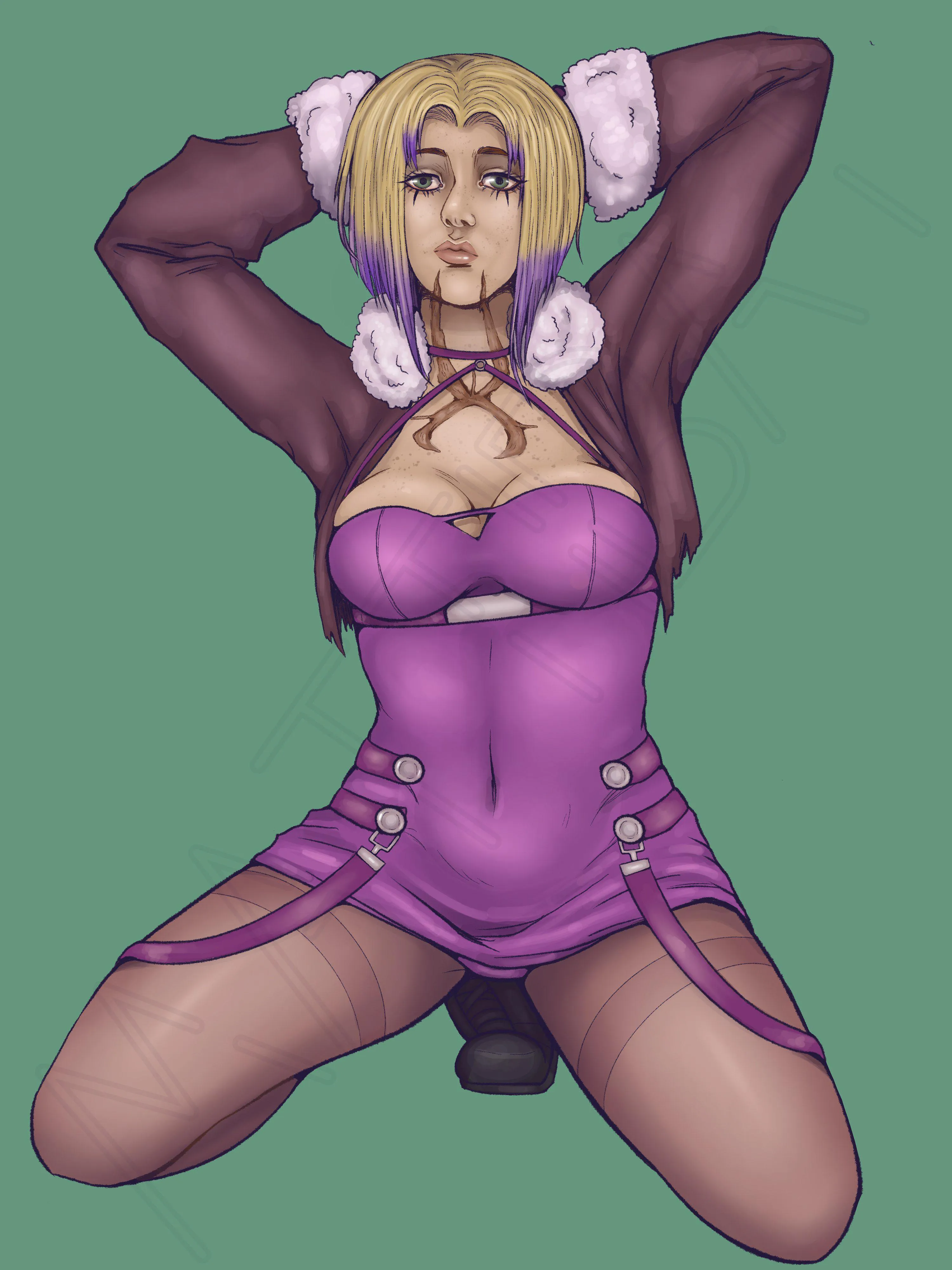 Commission of Taurie cosplaying as Aina Winchester