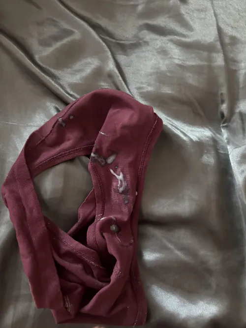 cummed on her panties
