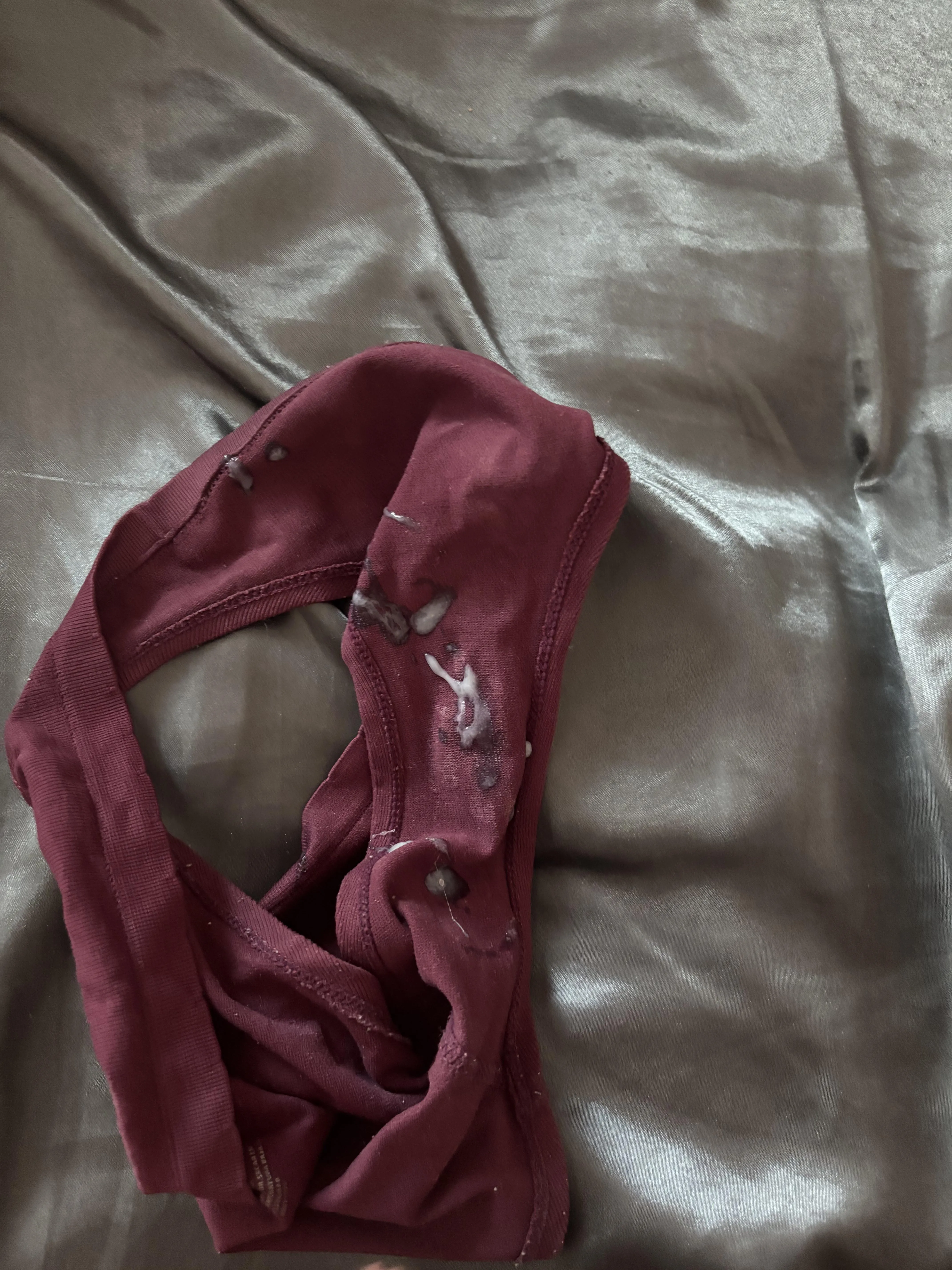 cummed on her panties