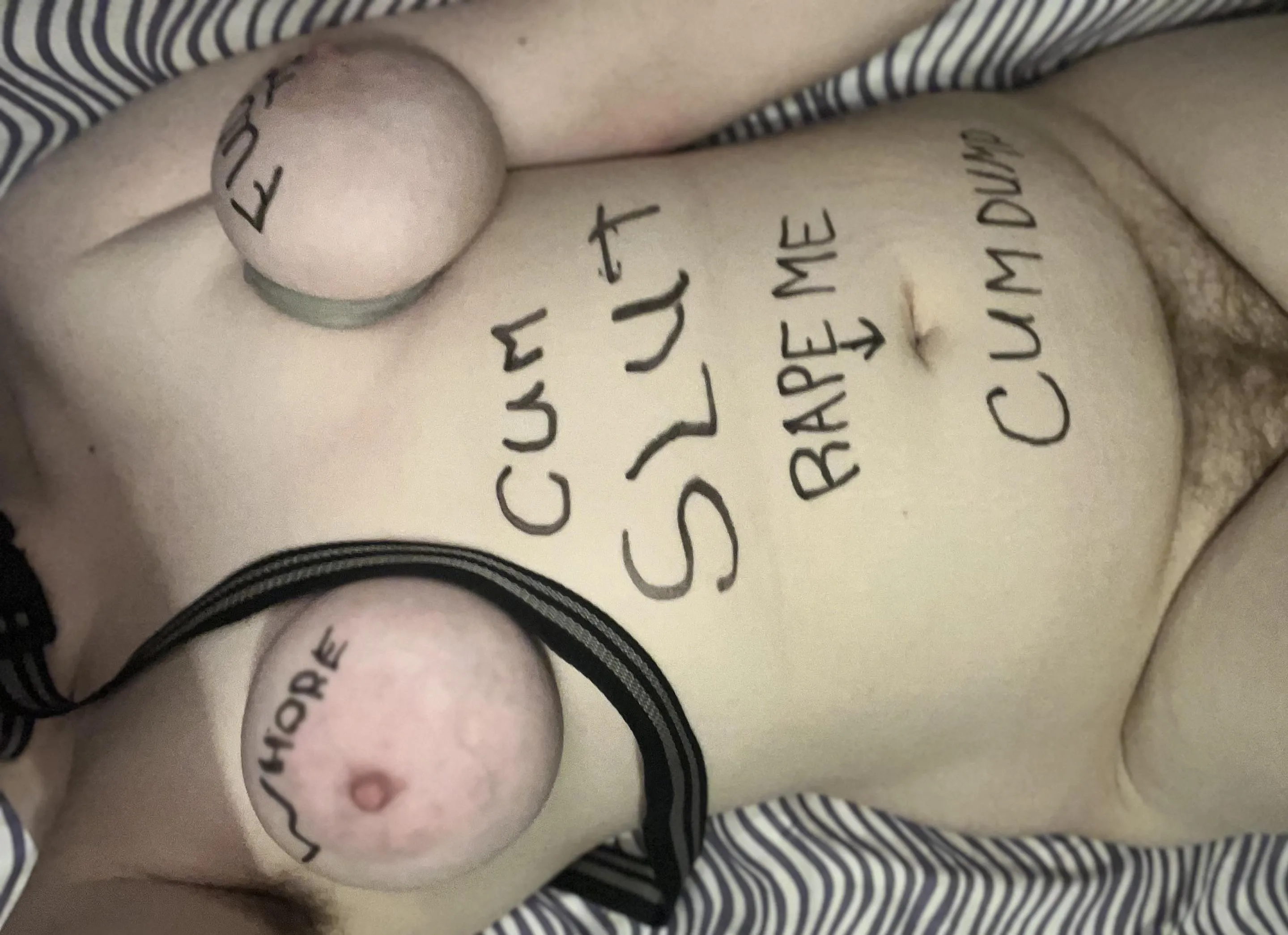 First time writing on myself