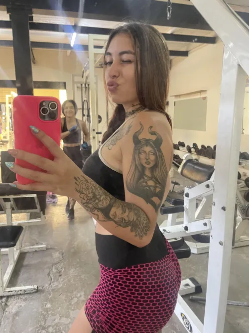 I love going to the gym