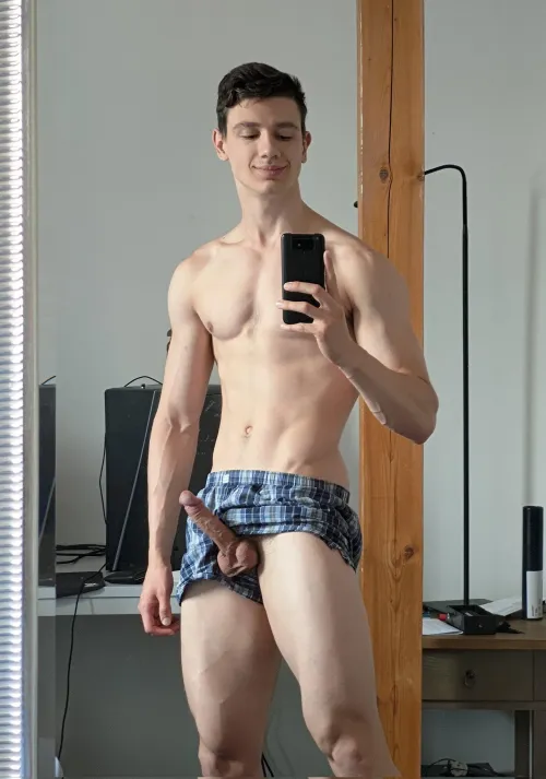 My cock felt quite thick this morning