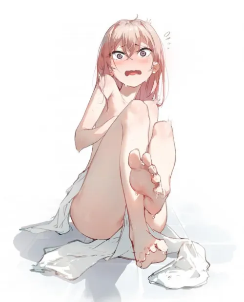 oopps... my towel slipped off!