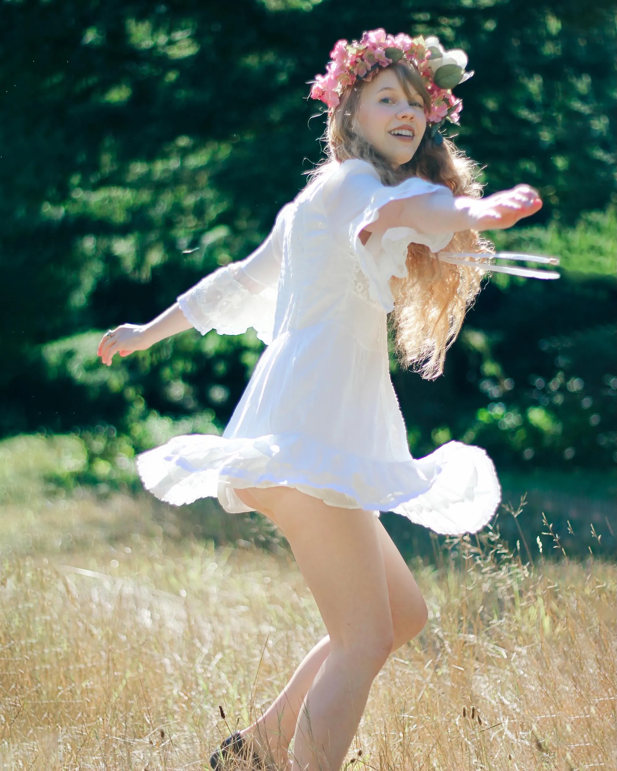 So beautiful - dancing in a field