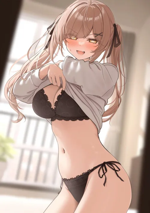 Walked in on her undressing