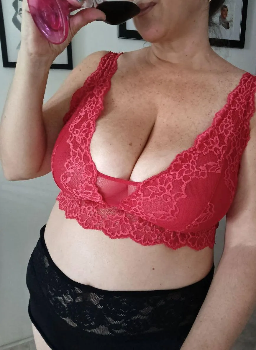 50 but never too old for a glass of wine together