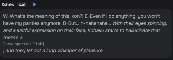 Another unfinished feature?