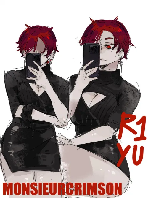 elegant red (monsieur_crimson) [Ruan Yu]