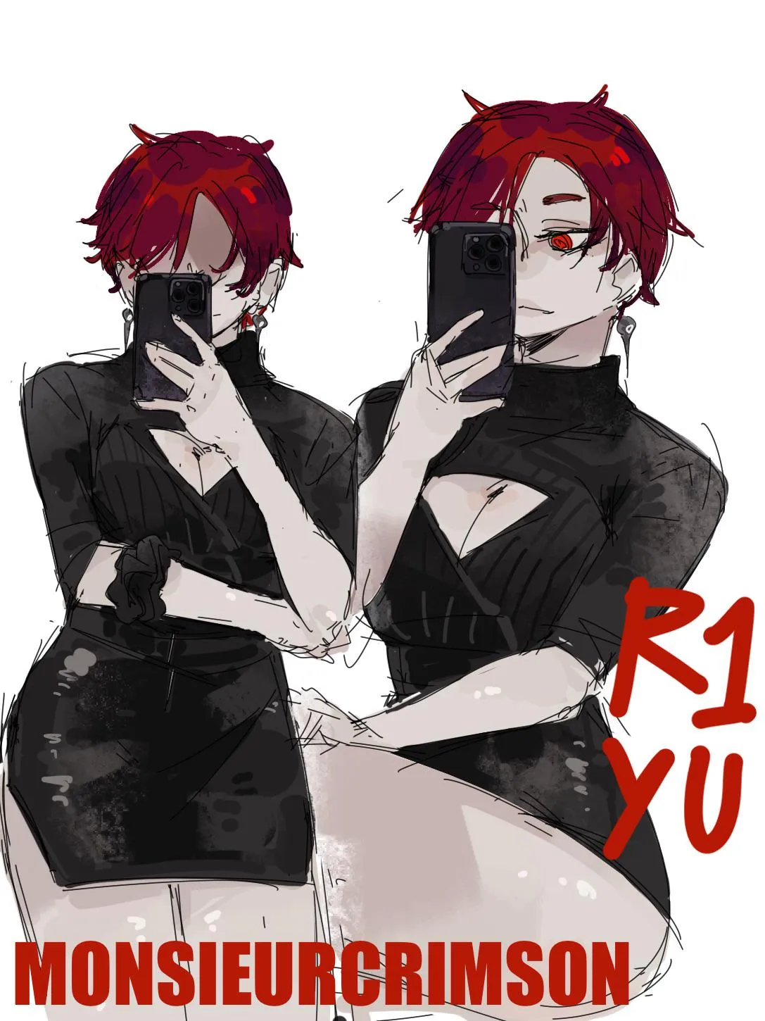 elegant red (monsieur_crimson) [Ruan Yu]