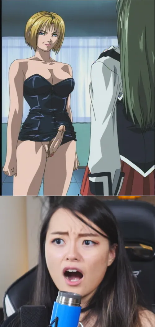 First futanari scene