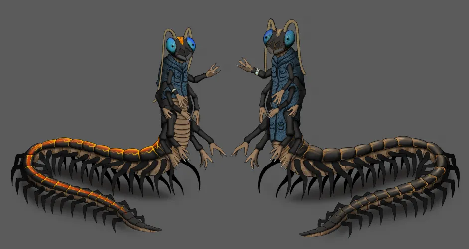 [FM] Centipede Smut Story. Late Night.