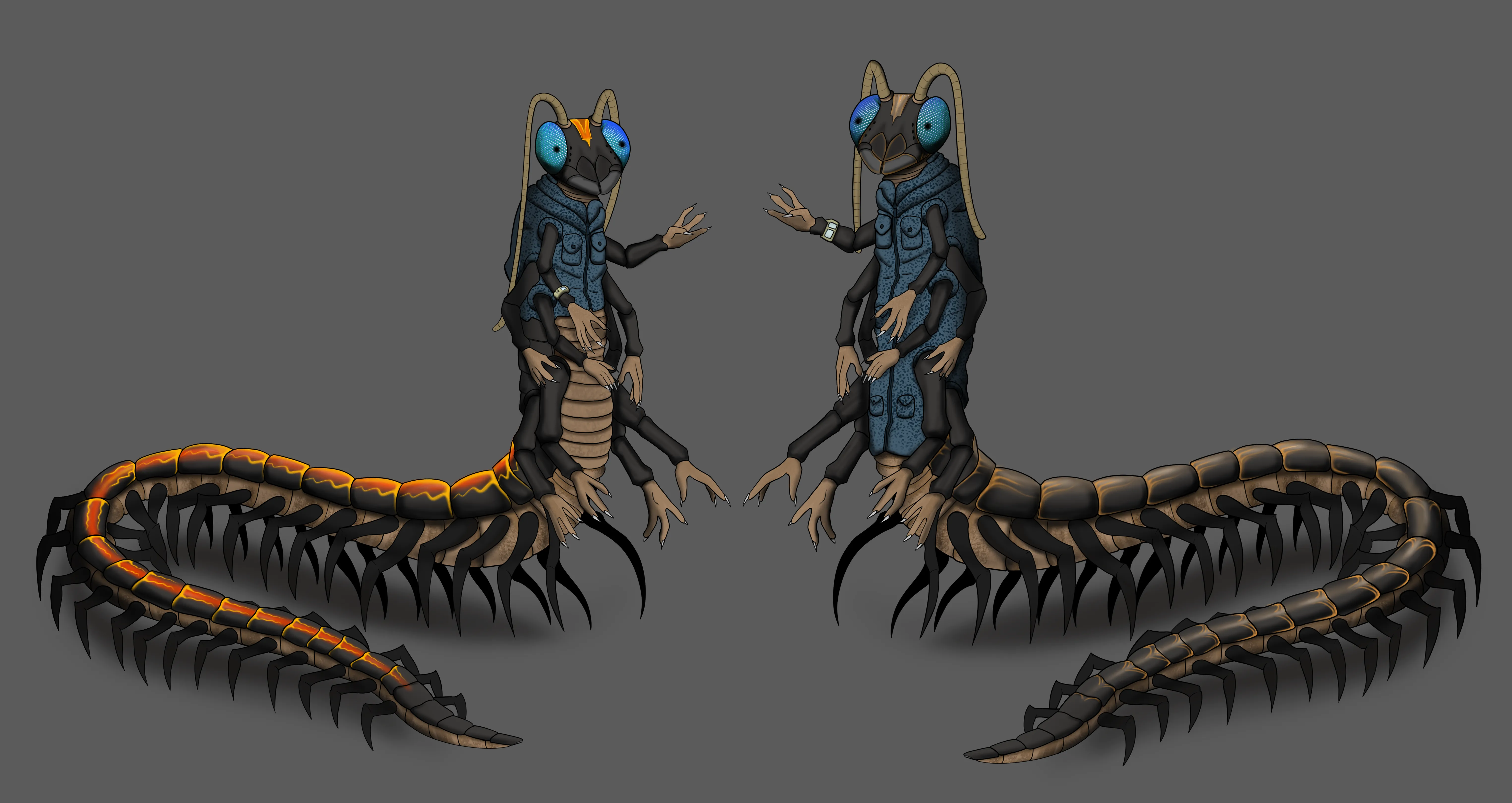 [FM] Centipede Smut Story. Late Night.