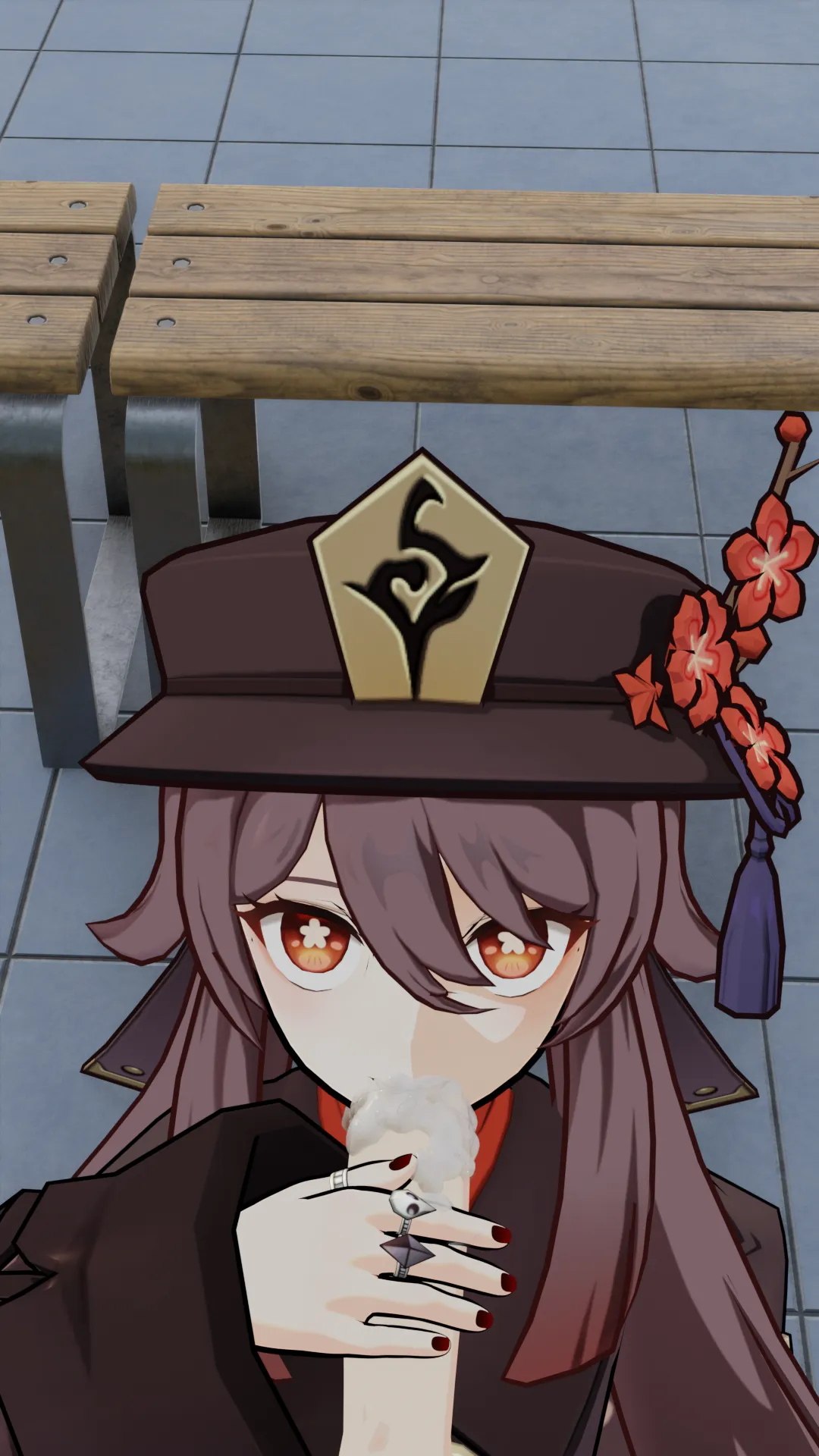 Hu Tao won't stop sucking (by me)