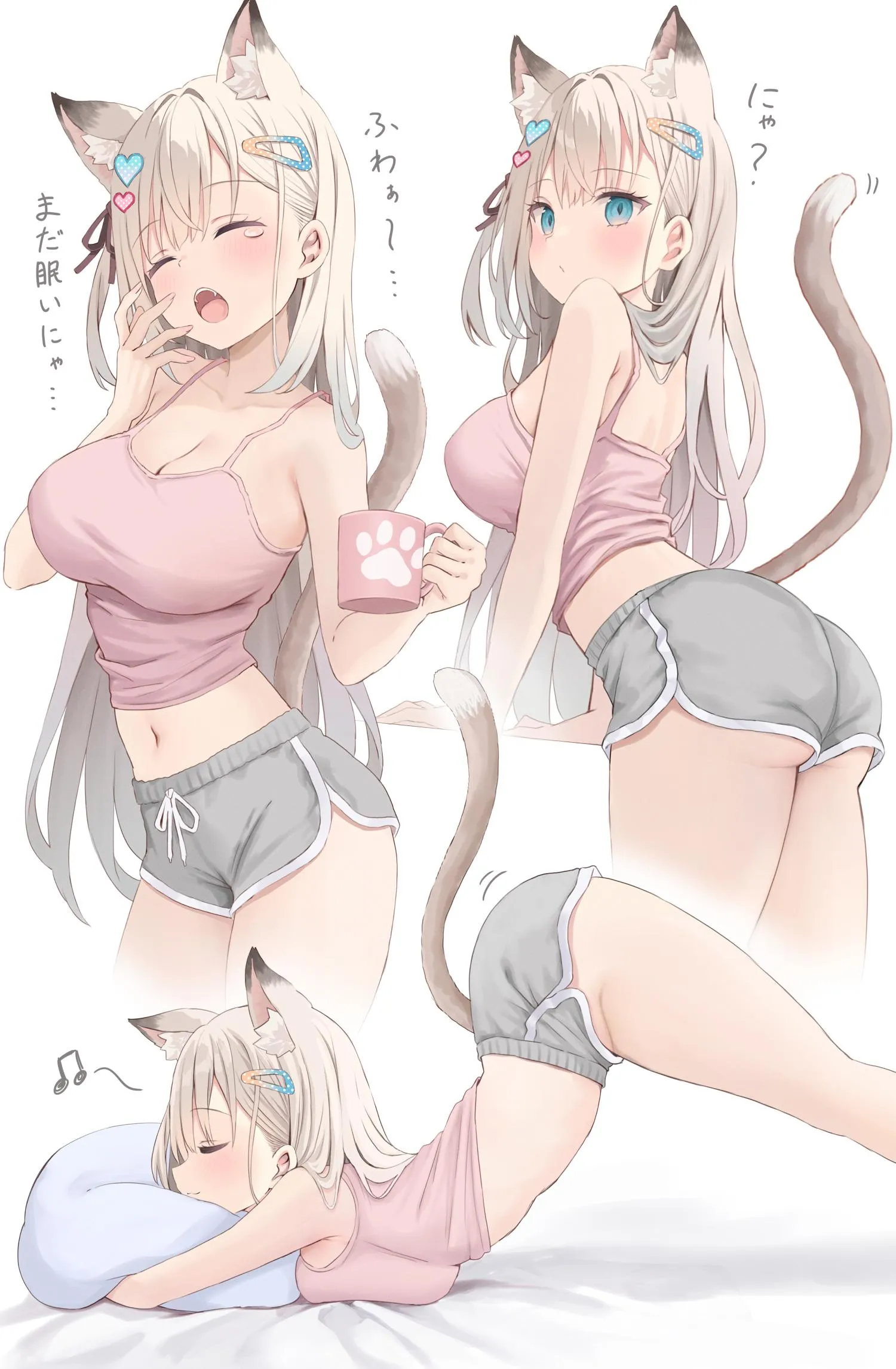 Moka-chan in dolphin shorts (Akino Ell) [Artist's OC]