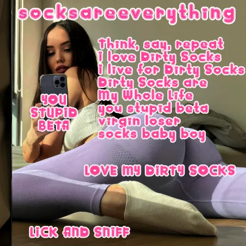 Please be honest with yourself my little sockssexual beta loser and admit you love socks and socked feet! Admit who you really and truly are baby! SocksAreEverything2 on ImageFap