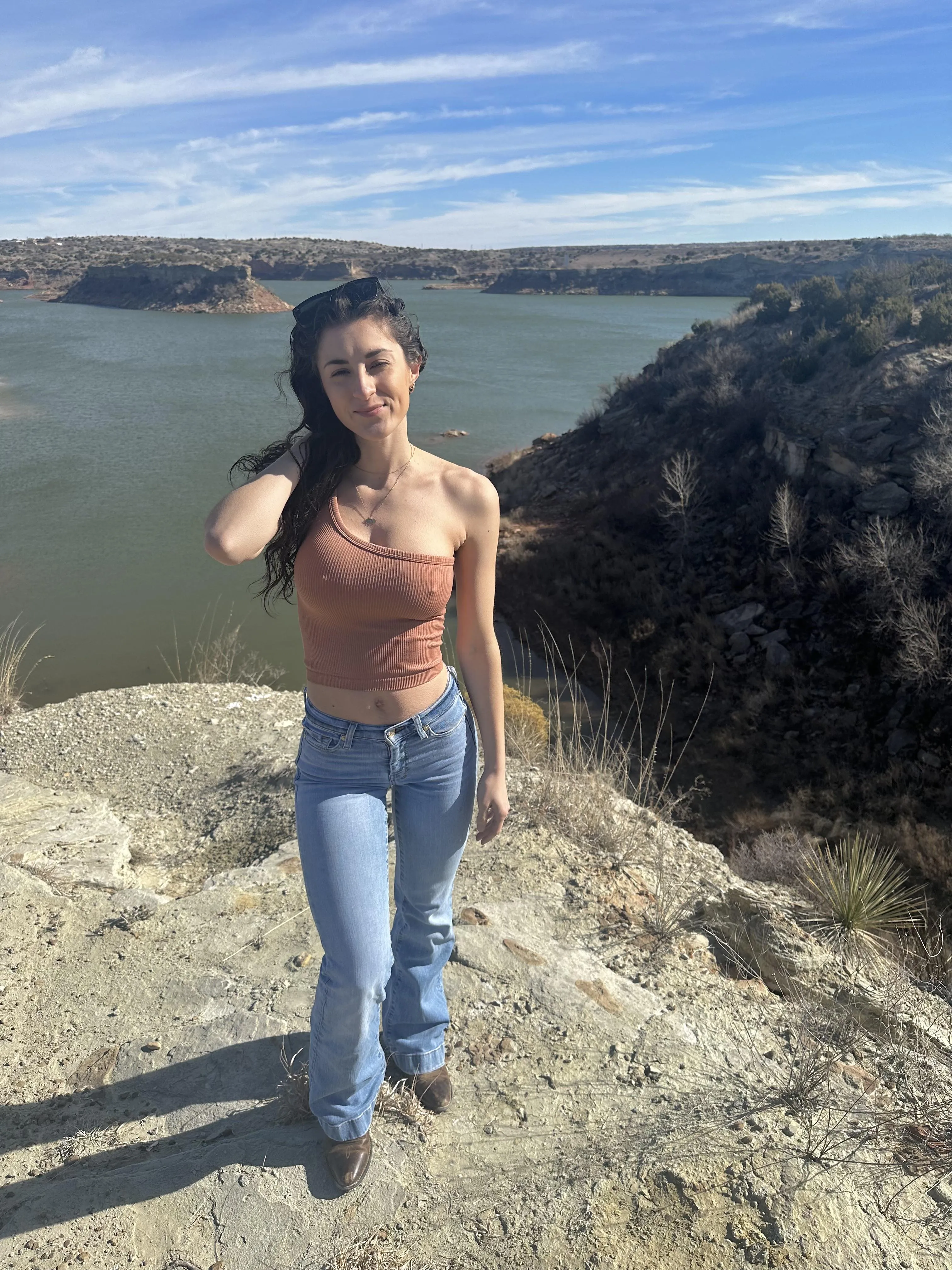 Warm but windy can you tell?